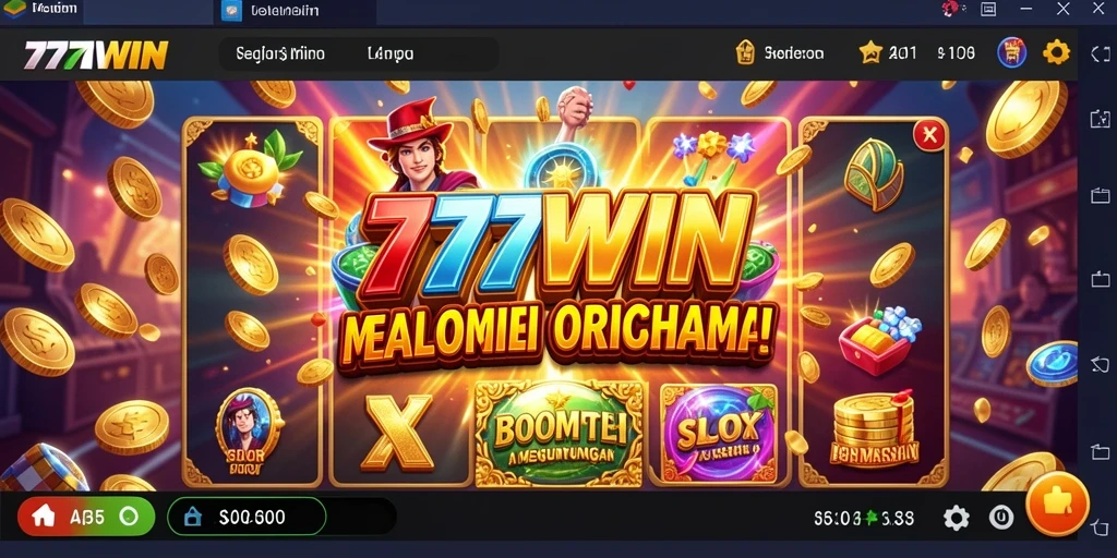 Gameplay slot menarik di 777WIN dengan grafis yang menawan.