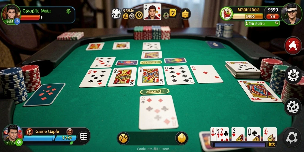 Tampilan gameplay Gaple yang menarik di 9399.