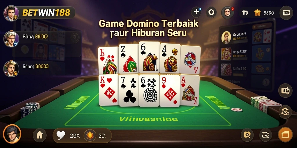 Screenshot gameplay BETWIN188 yang menunjukkan keseruan permainan Domino.