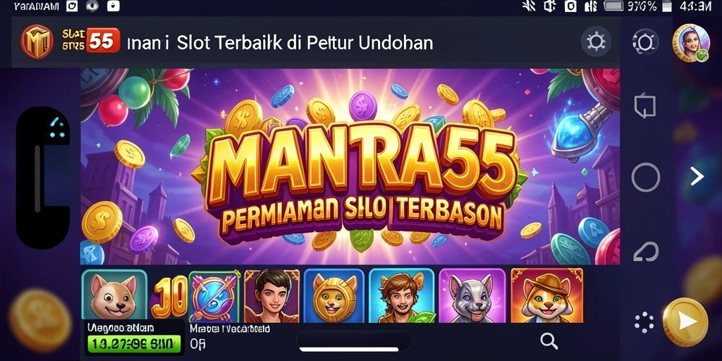 Tampilan menarik dari gameplay SLOT MANTRA55 dengan putaran yang mendebarkan.