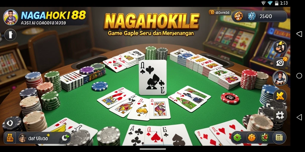 Tampilan gameplay seru dan interaktif dalam NAGAHOKI88.