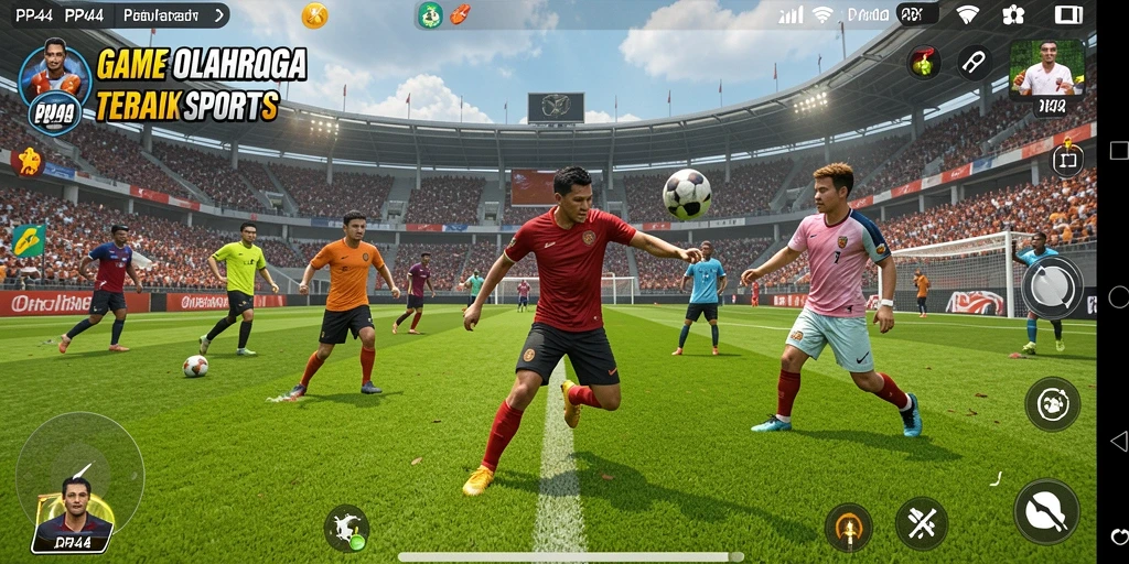 Tampilan gameplay PP444 yang penuh aksi dan seru dalam olahraga.