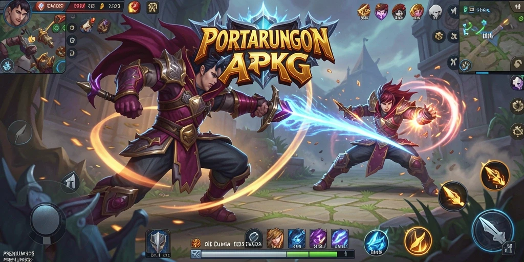 Tampilan action gameplay PREMIUM303 yang epik dan mendebarkan.