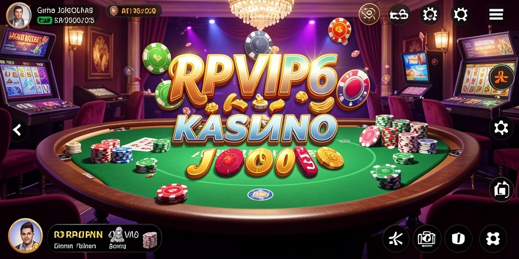Screenshot utama RPVIP6 menampilkan gameplay seru dalam suasana Kasino.