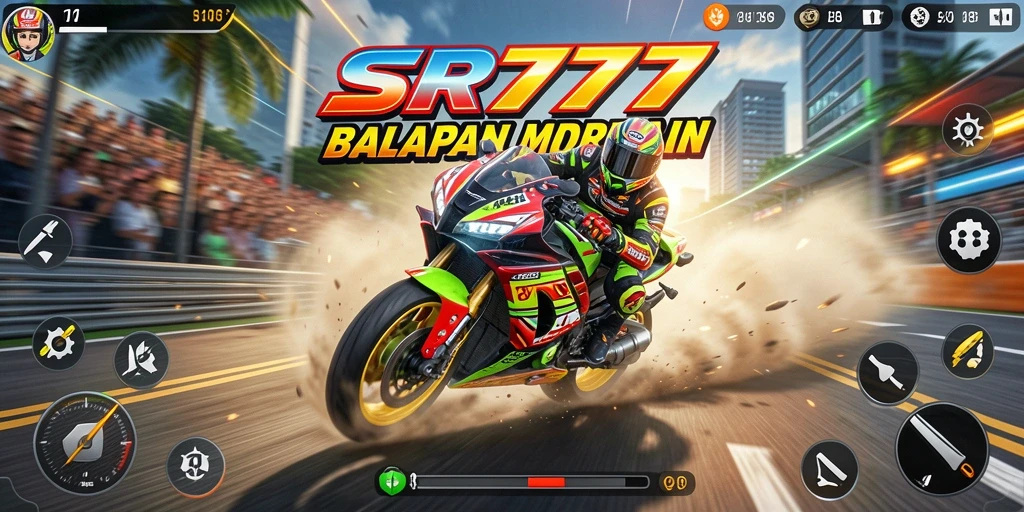 Gameplay mendebarkan dan balapan motor yang seru.