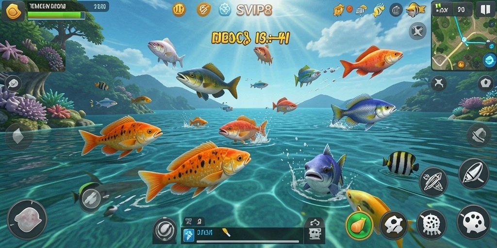 Tampilan menarik saat pemain menembak ikan di SVIP8.