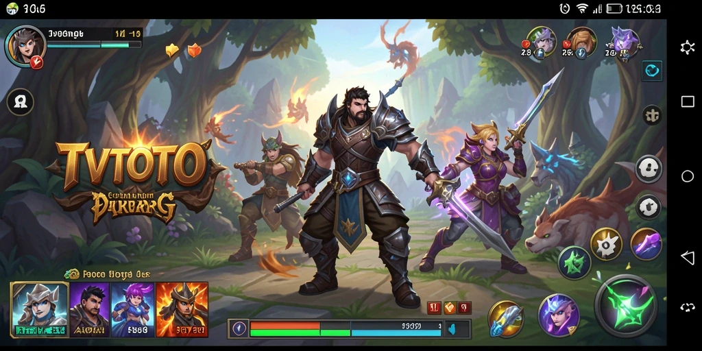 Tampilan gameplay yang seru dan mendebarkan di TVTOTO.