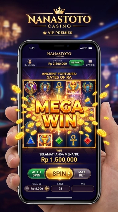 Fitur pencarian yang memudahkan untuk menemukan aplikasi di nanastoto.